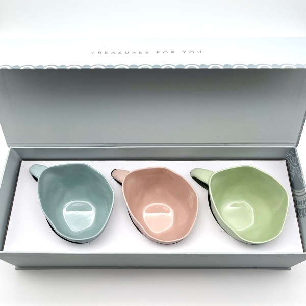 Giftbox with 3 Latte & Tea Cups
