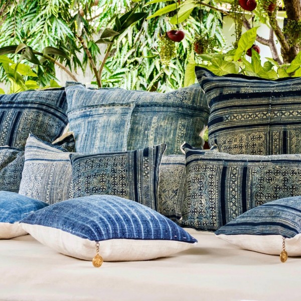 Vintage Indigo Cushions