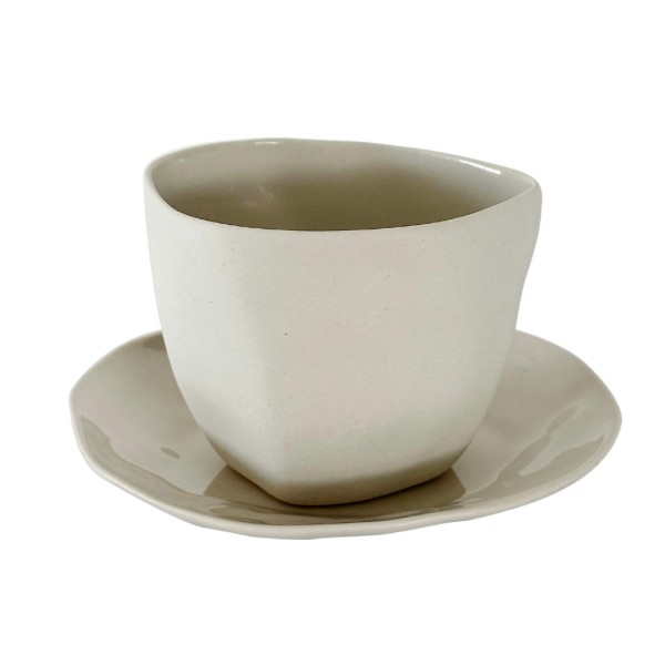Coffee Mug with Saucer